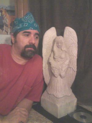 My first limestone angel